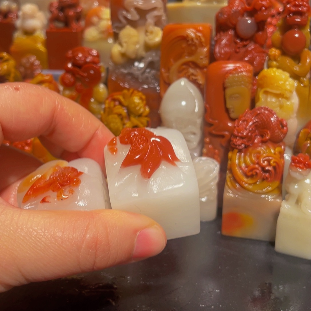 寿山石印石精美寿山