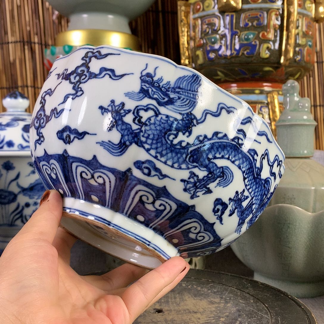 摆件瓷器真的很漂亮德