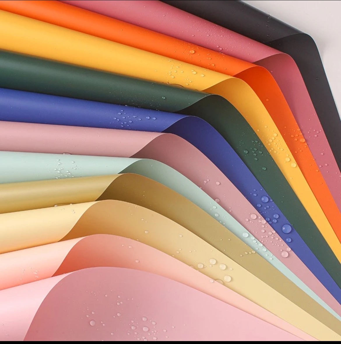 【包装纸】欧雅纸包装 包花三件套 双面双色防水材料