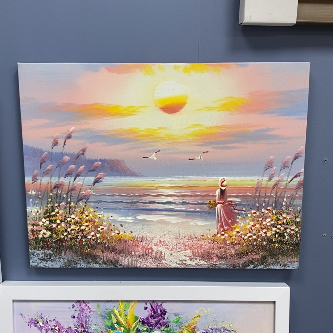 手工手绘精品油画30+40厘米