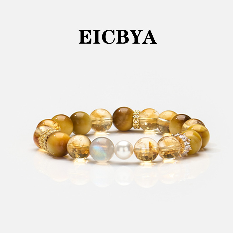 EICBYA/Goltre-黄金万两 虎眼石黄水晶手链