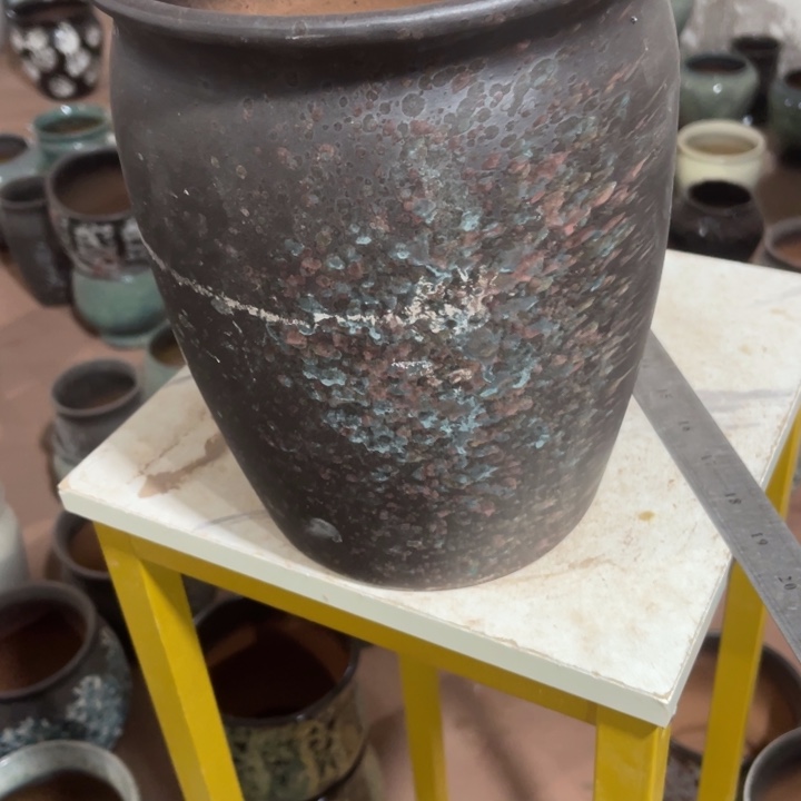 紫砂花盆口径20高度25一只