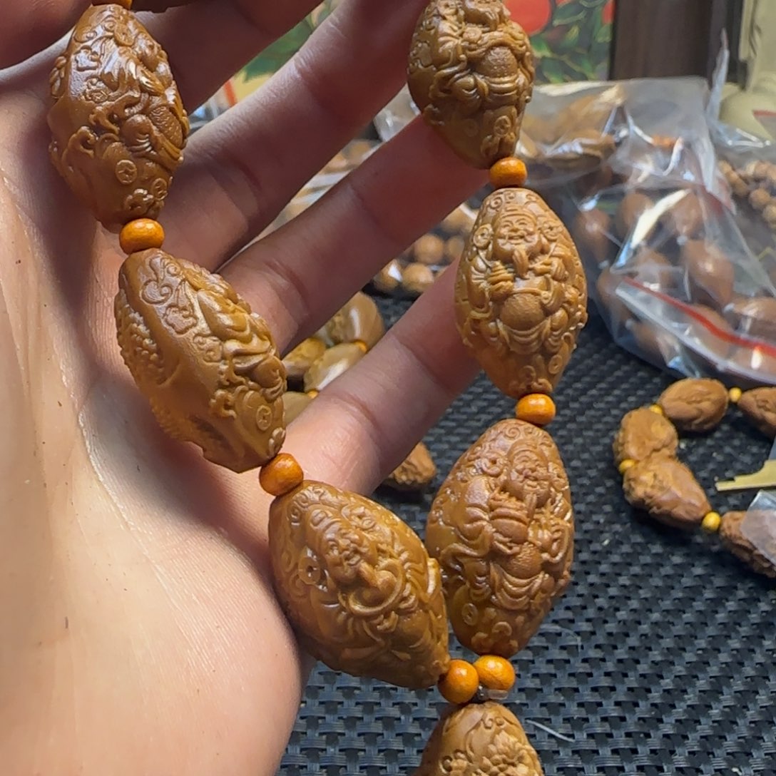 手串/手链橄榄核九龙财神