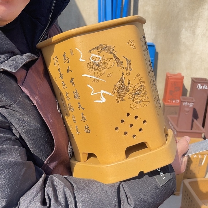 紫砂花盆紫砂花茶