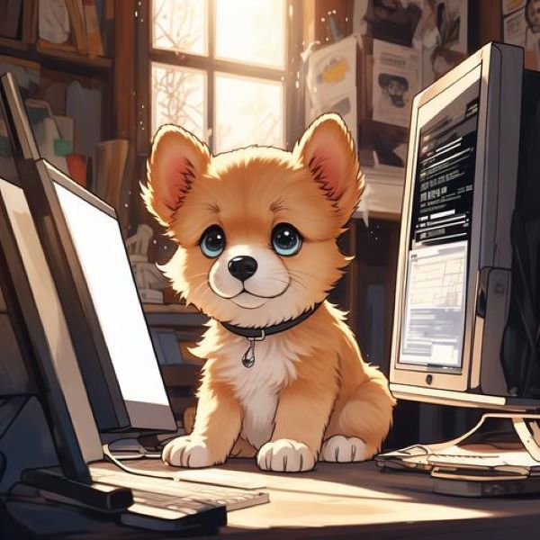 教狗狗使用PS工具办公