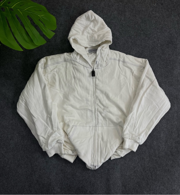 春秋冬卡哈哈WIP重磅宽松复古开衫卫衣 boxy短宽版型 clean fit