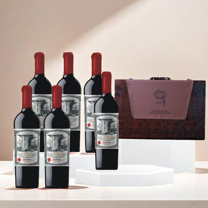 法尔斯【鳄鱼皮箱】精选17度 意大利普利亚产区干红葡萄酒750*6瓶