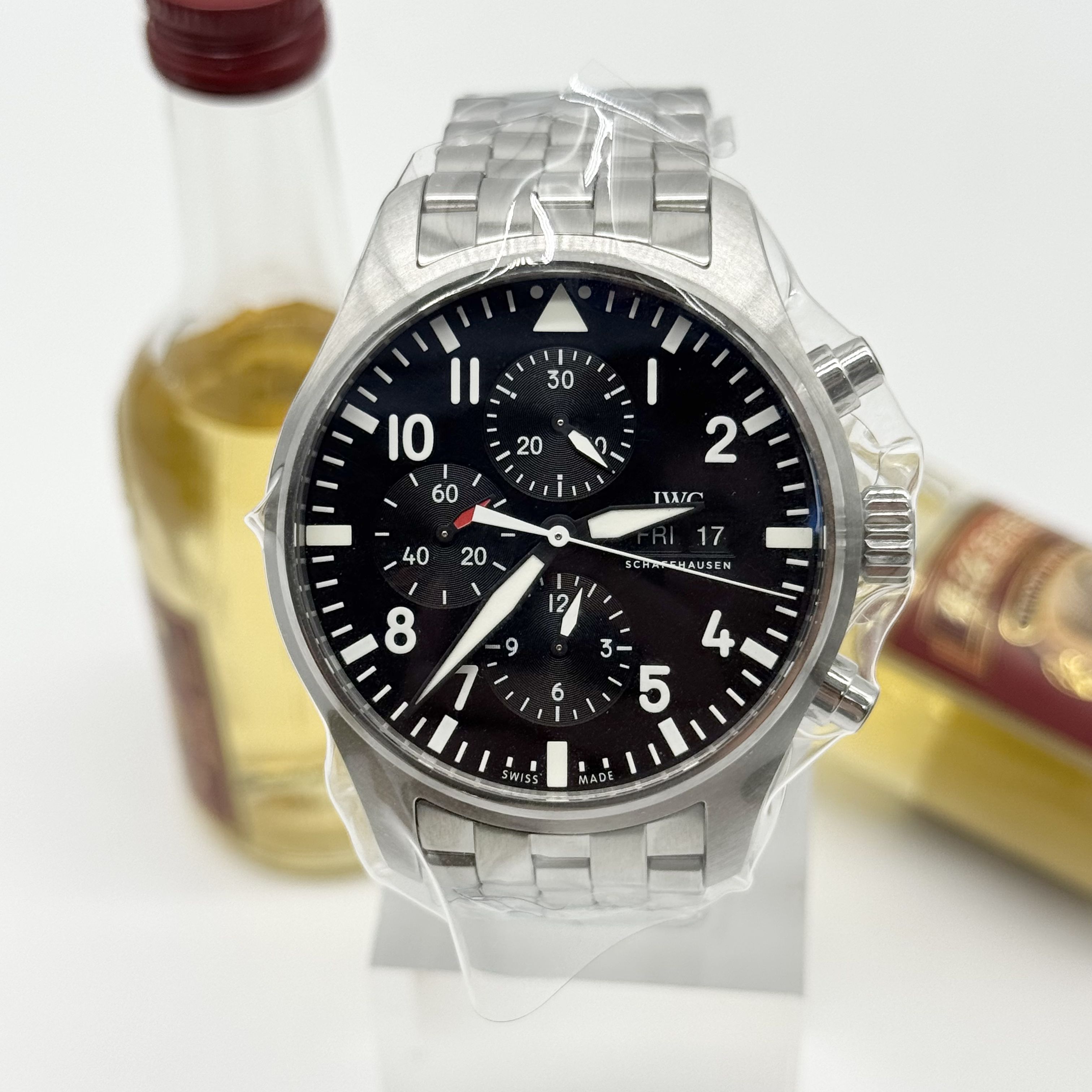 99新 IWC/万国 飞行员 自动机械 精钢 43mm 单表