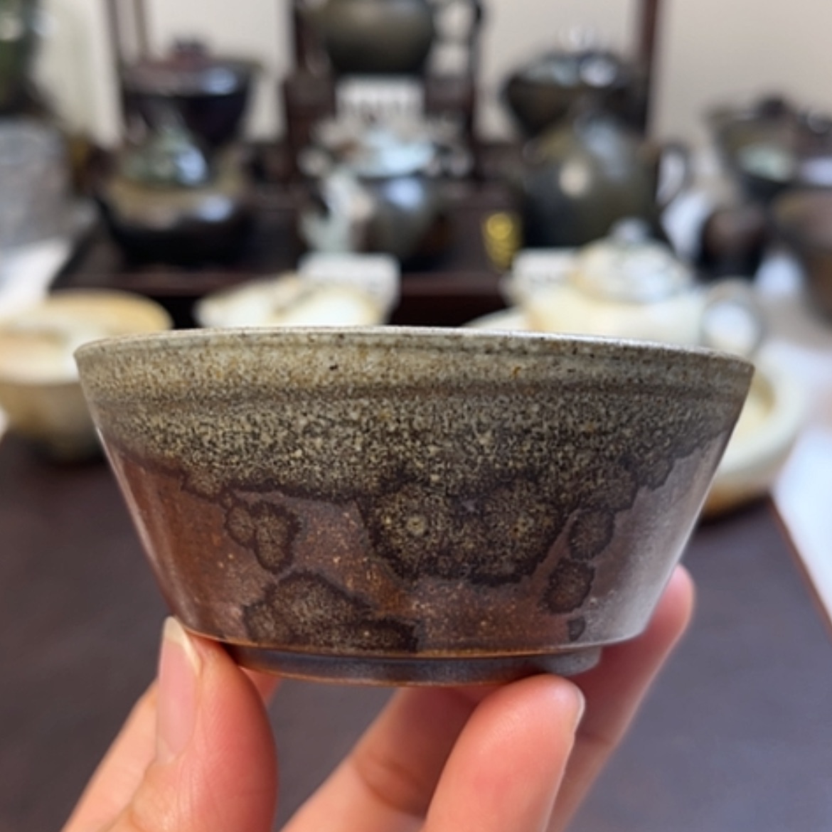 【闪购商品】柴烧茶具柴烧主人杯