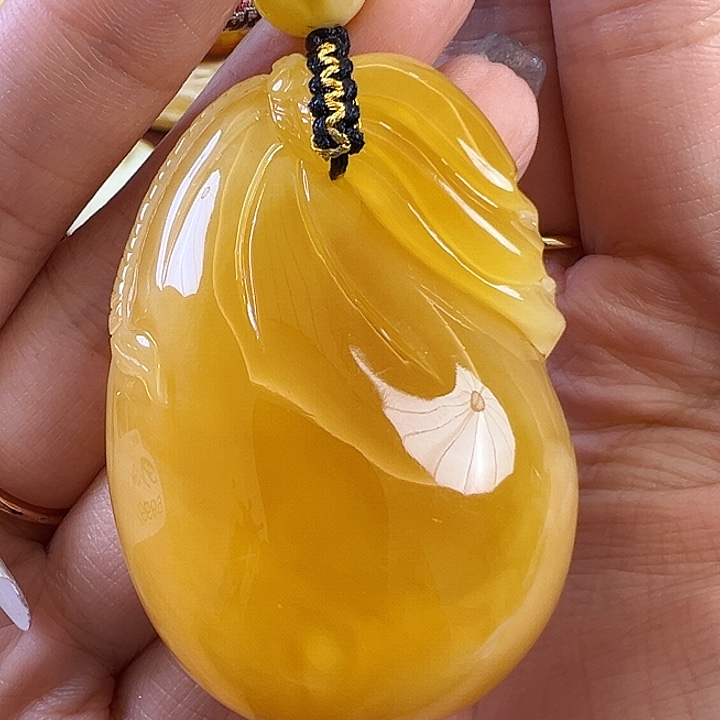 蜜蜡颈饰未镶嵌蜜蜡