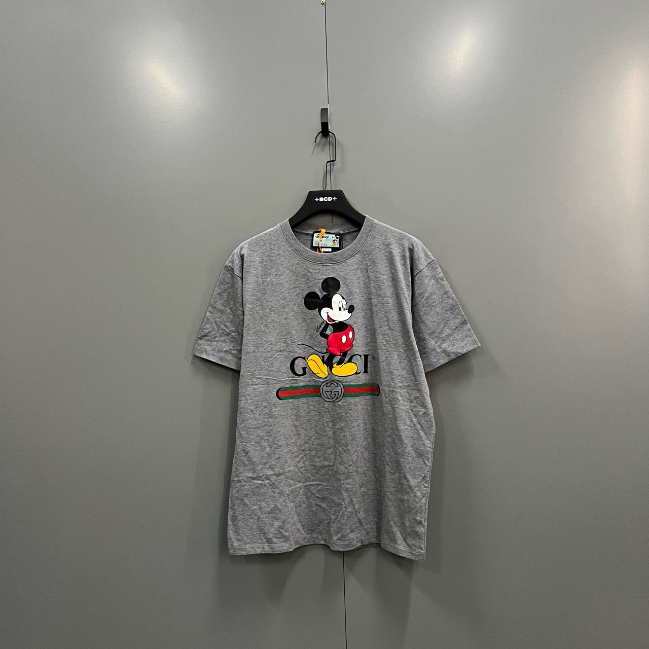 （bb）108 古驰 ×  迪士尼 联名灰色米奇印花短袖 S码/全新/400461