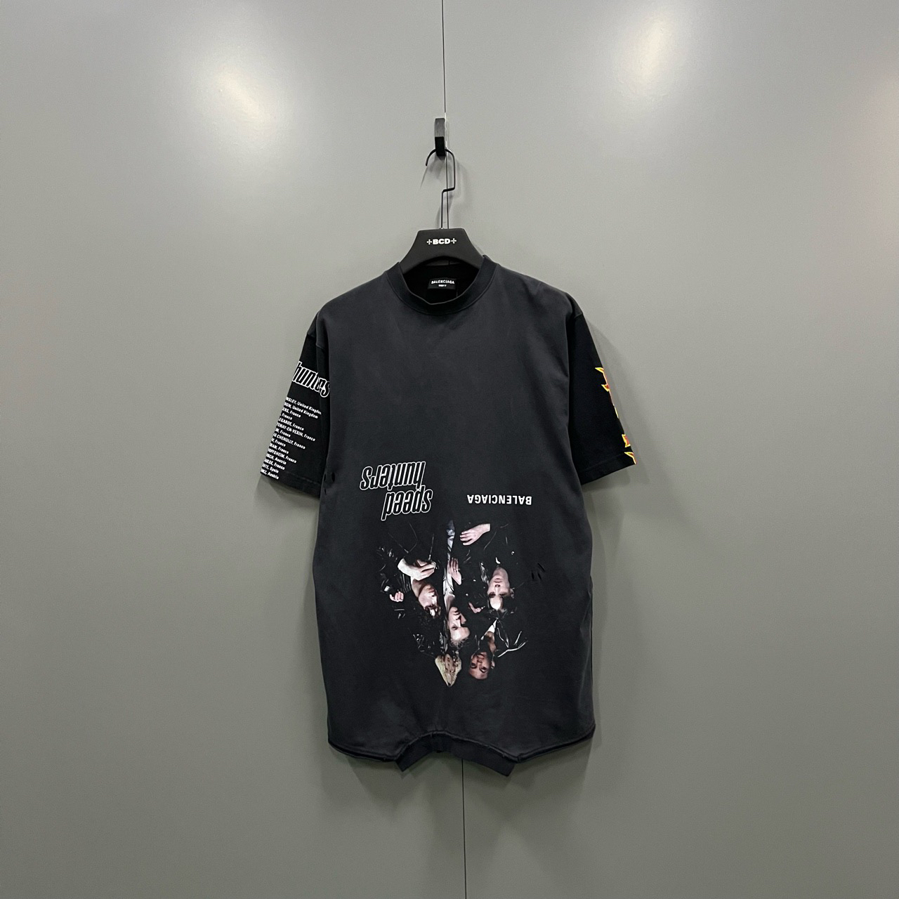 99新 Balenciaga/巴黎世家 （bb）206 速度猎人倒置设计短袖 1码
