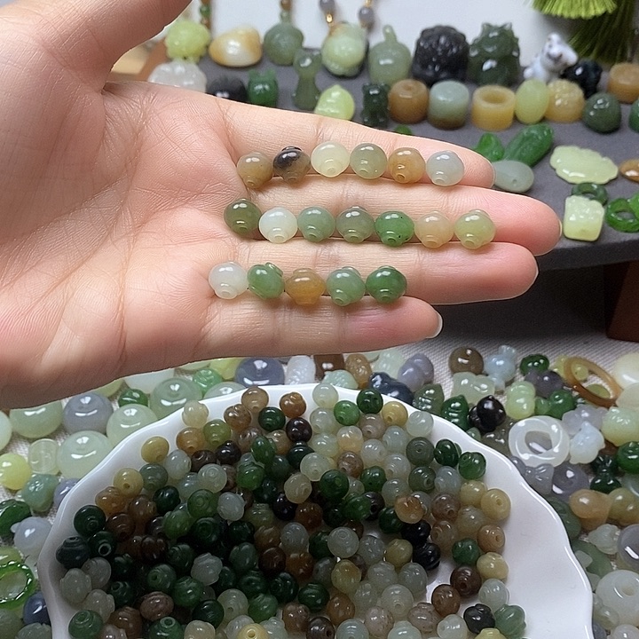 未镶嵌和田玉挂件灯笼珠19.9一个多样性发其一