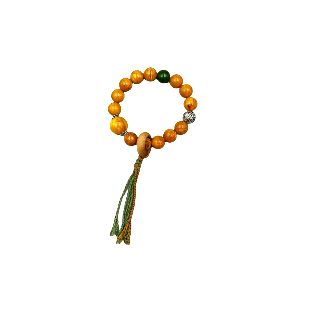 满白花蜜蜡手串E09-116赠礼盒（多样性发其一）