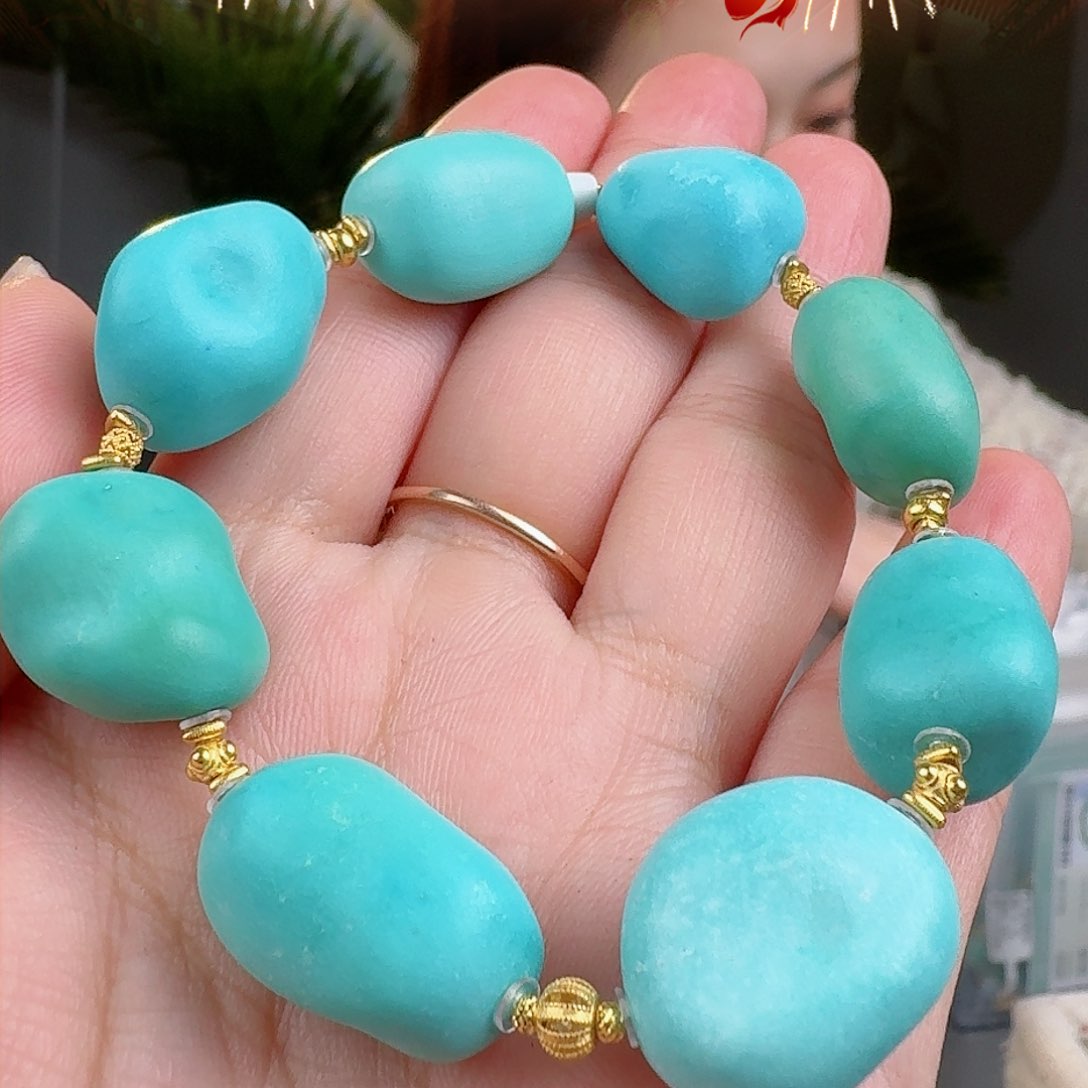 绿松石珠宝奇石未镶嵌