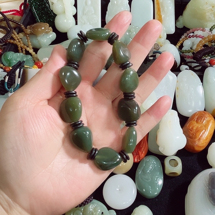 和田玉（糖玉）手链未镶嵌