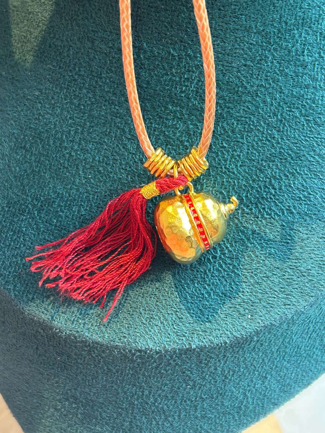 足金999真金纯黄金古法金珐琅彩葫芦小奶胖