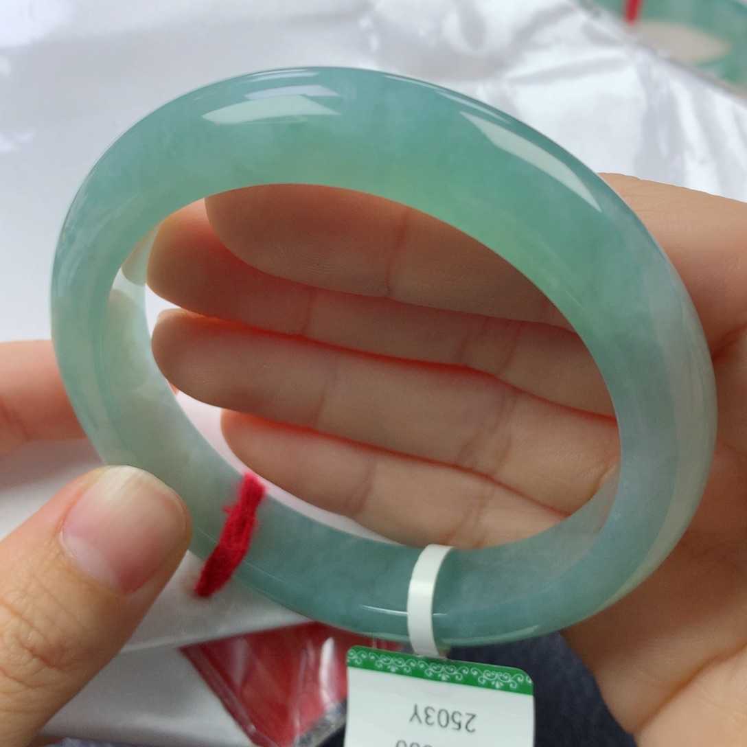 未镶嵌手镯翡翠缅甸天然翡翠A货57.3正