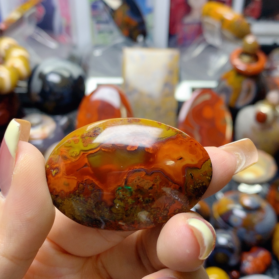 山***烽玛瑙/玉髓未镶嵌玛瑙