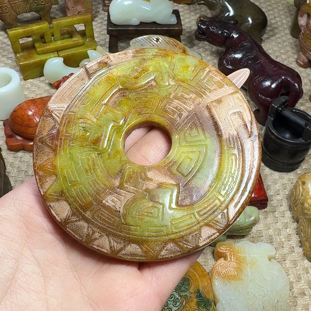 白玉菩提吊坠挂件