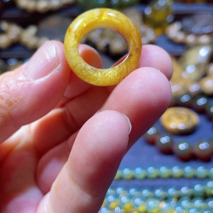 琥珀手链未镶嵌天然