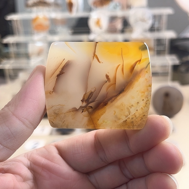 玛瑙/玉髓未镶嵌吊坠(不含链)