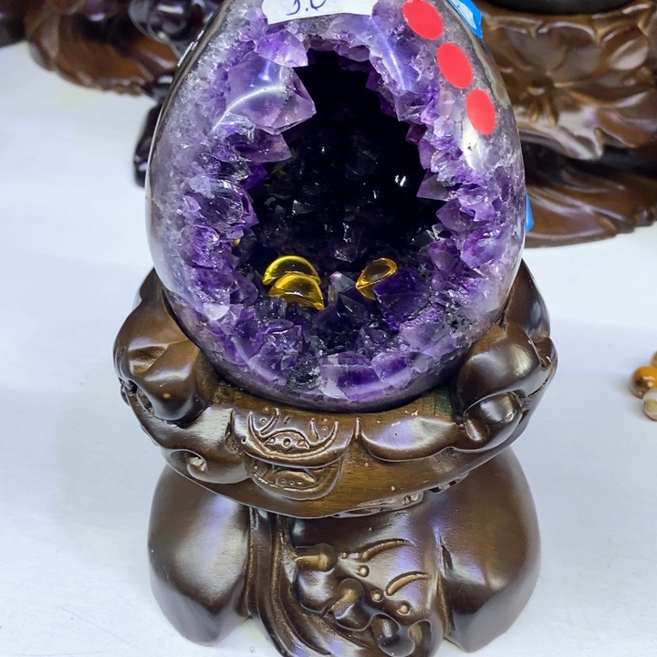 紫晶摆件未镶嵌好好
