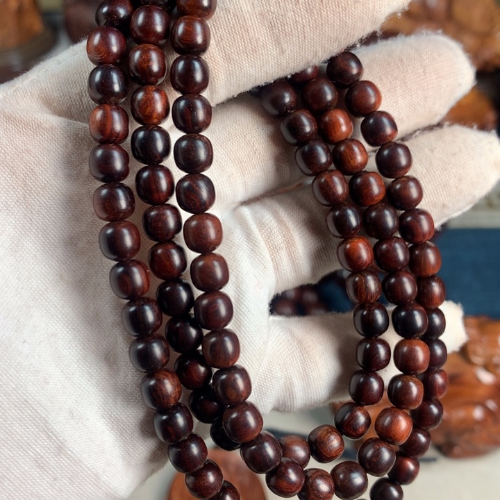 黄花梨/降香黄檀手串/手链0.7老型珠