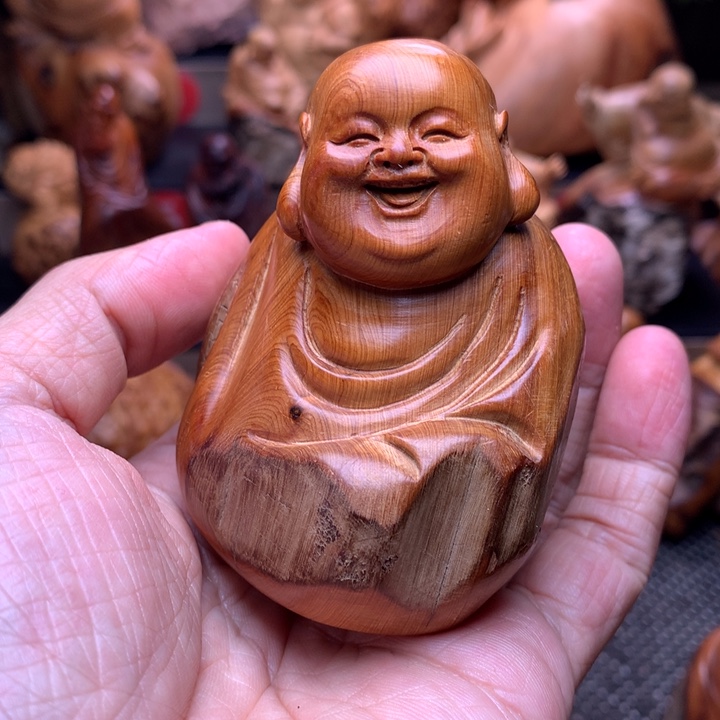 柏木（崖柏）崖柏陈化手把件