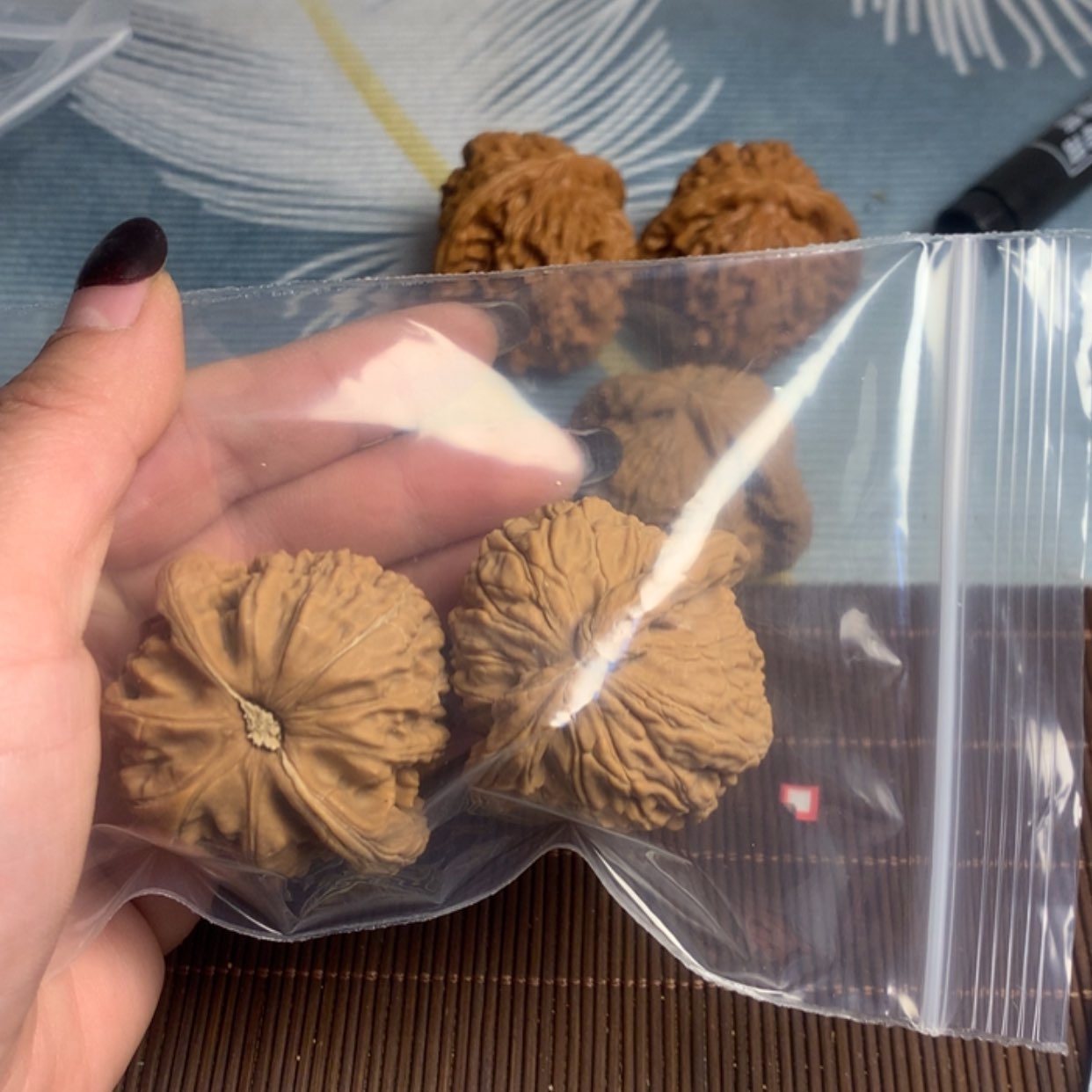 【闪购商品】文玩核桃吊坠没****。白狮