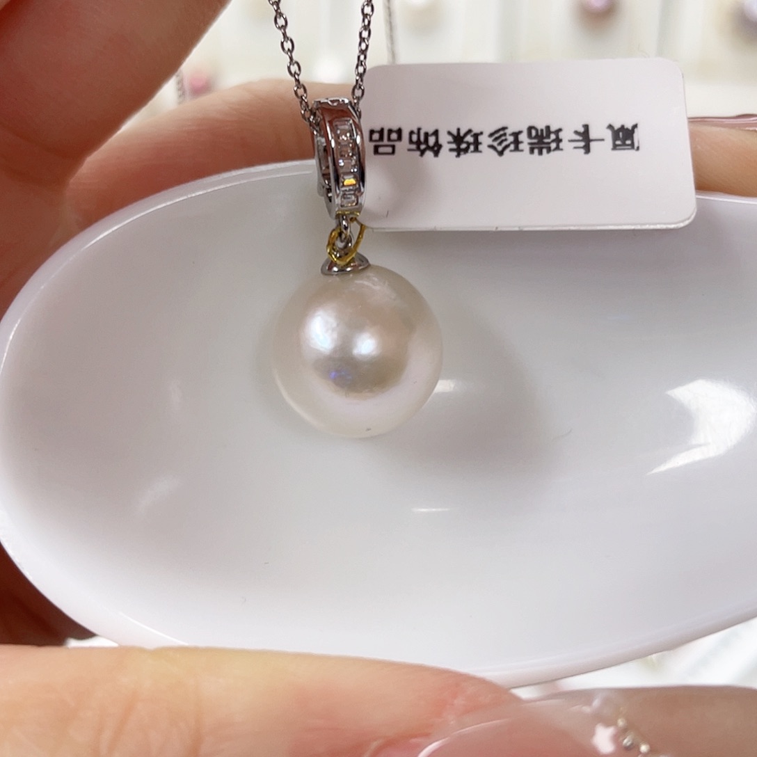 淡水珍珠未镶嵌吊坠(赠链)
