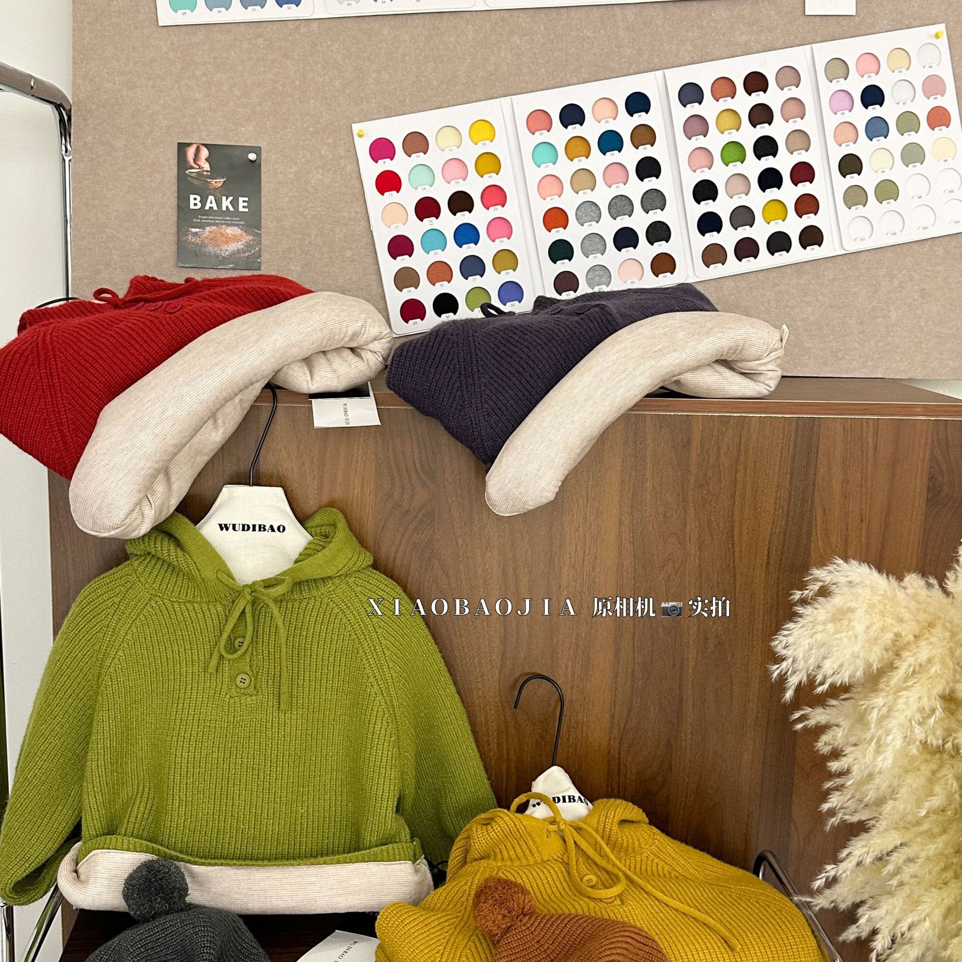 韩版儿童连帽毛衣2025冬新款男女童毛线打底亲肤加厚保暖韩系上衣