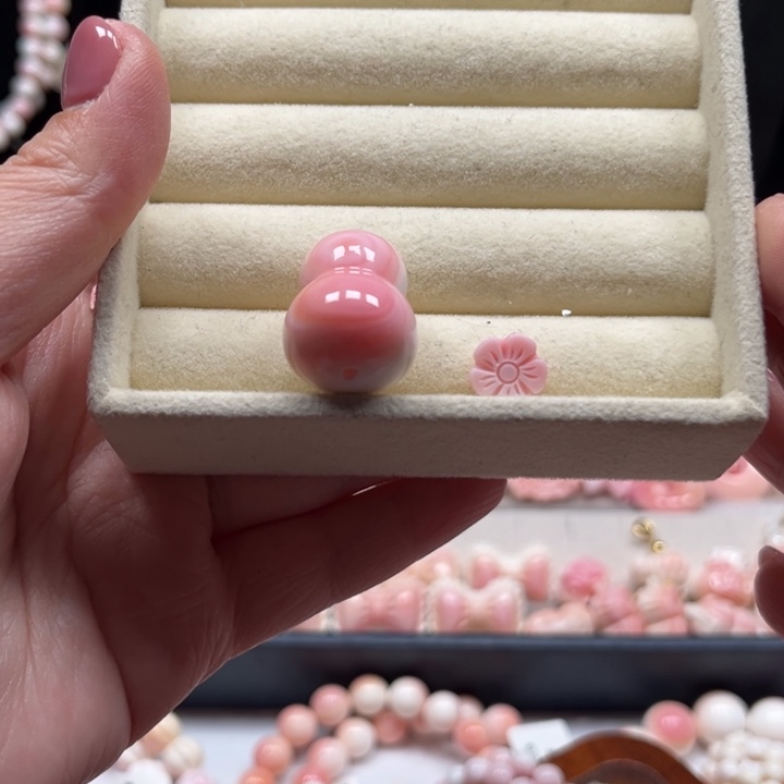 冰***e手串/手链贝壳粉贝大葫芦