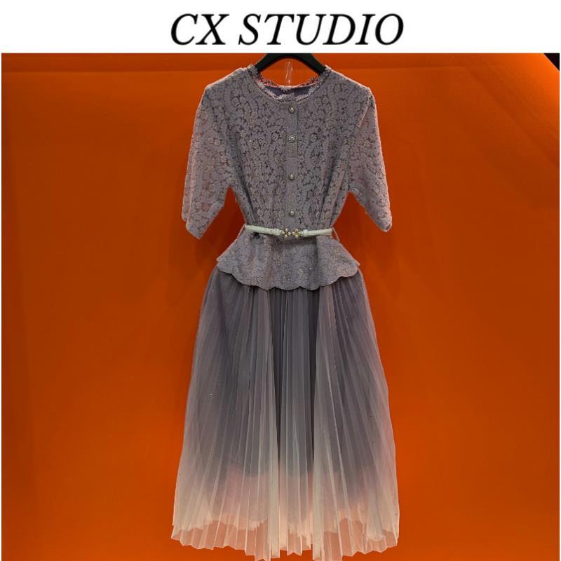 QC编码22  经典收腰轻奢时尚夏季连衣裙（定制女装） TG502