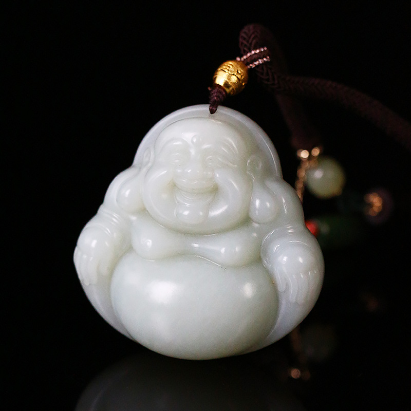 和田玉佛公吊坠【8197AM】