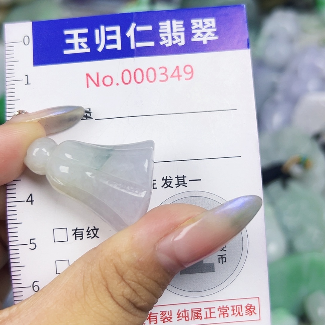 翡翠未镶嵌吊坠(不含链)［11］