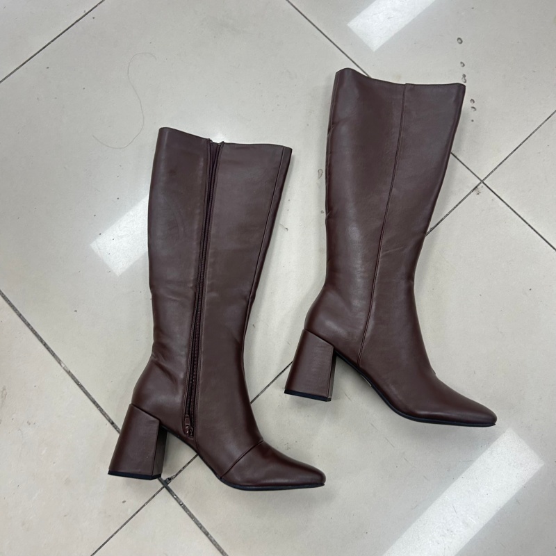 25款时尚休闲百搭外穿女鞋低跟时装靴-0729