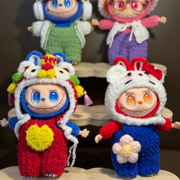 【成品】手工diy针钩小恶魔 钩织精灵