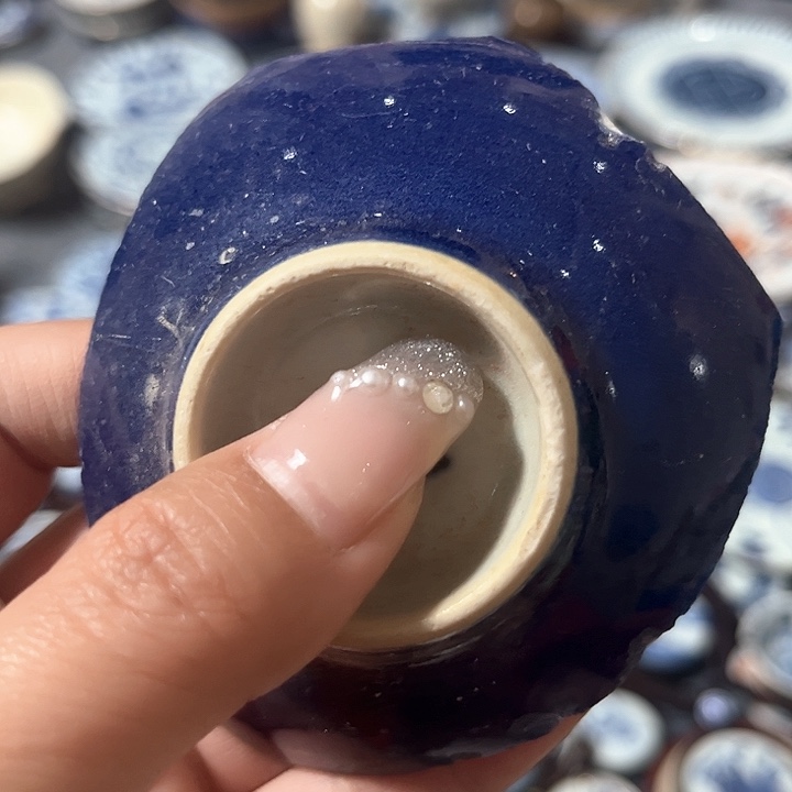 瓷片瓷片茶托喝茶非常不错