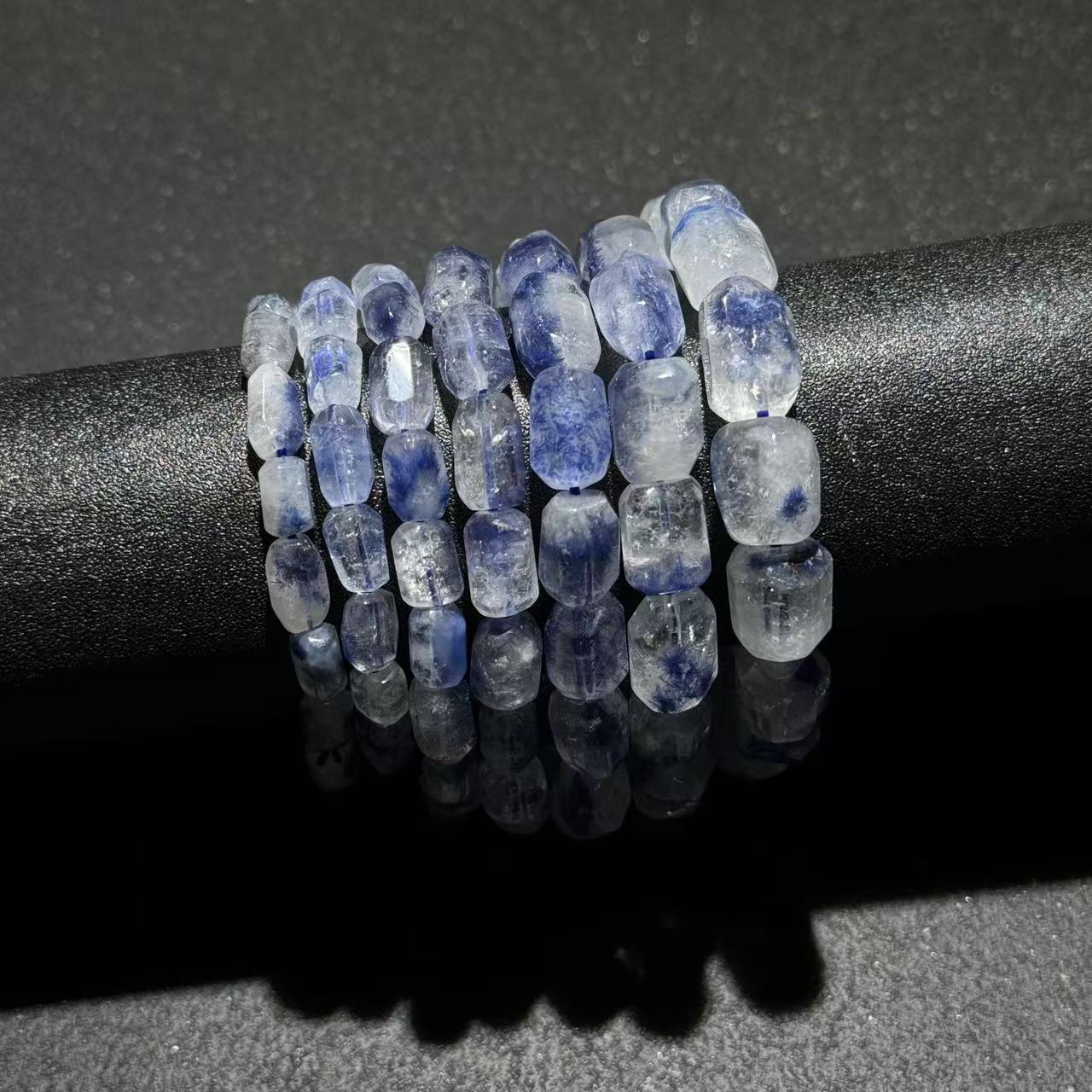 【祁恩水晶】蓝线石单圈DS071701——多样性发其一