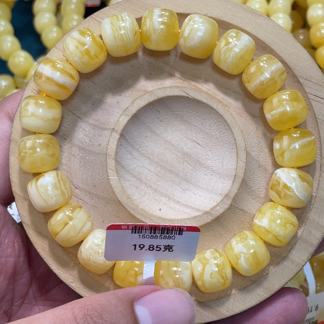 蜜蜡手链未镶嵌蜜蜡