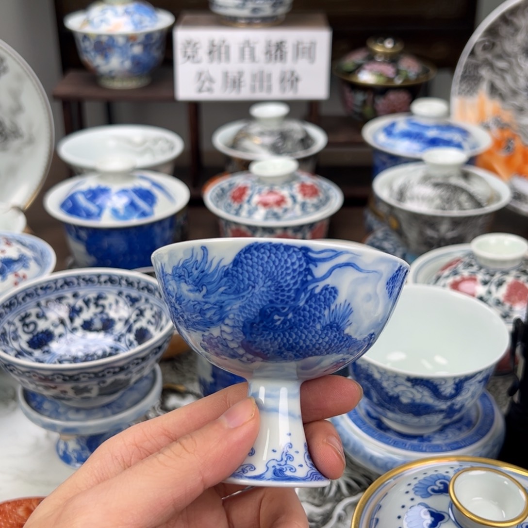 九***隱景德镇手工手绘陶瓷