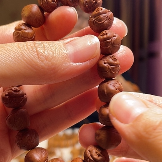 橄榄核手串/手链龙纹桃核