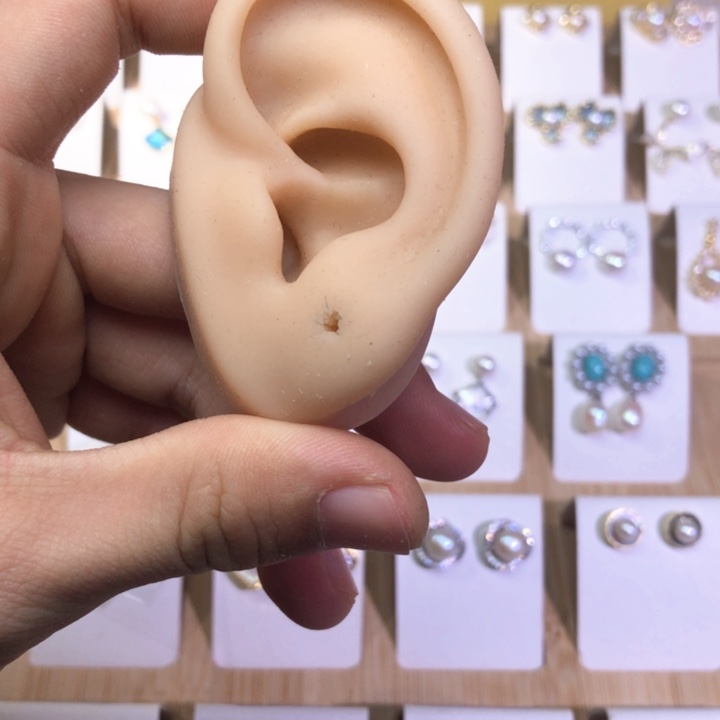 淡水珍珠耳饰银S925镶嵌