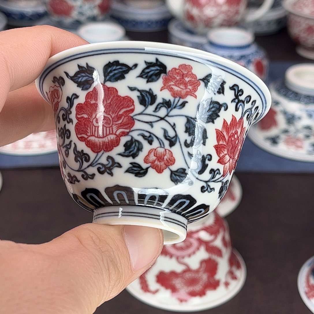 聊**无景德镇陶瓷青花釉里红