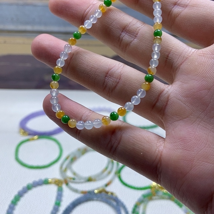 定制翡翠未镶嵌缅甸翡翠A货卡3.9