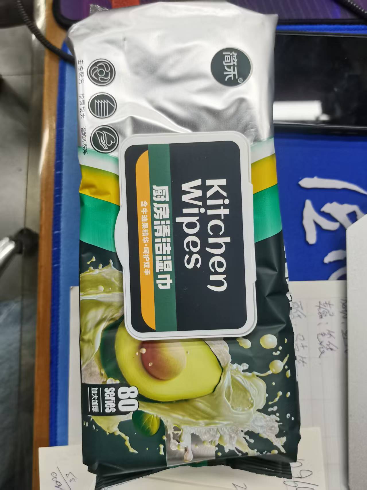 厨房湿巾一包