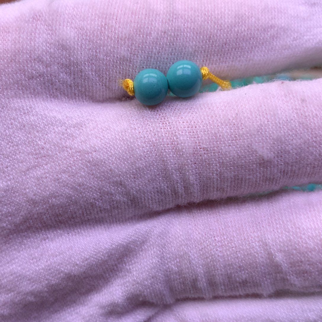 ꧁***꧂原生态散珠配珠圆珠一对卡6