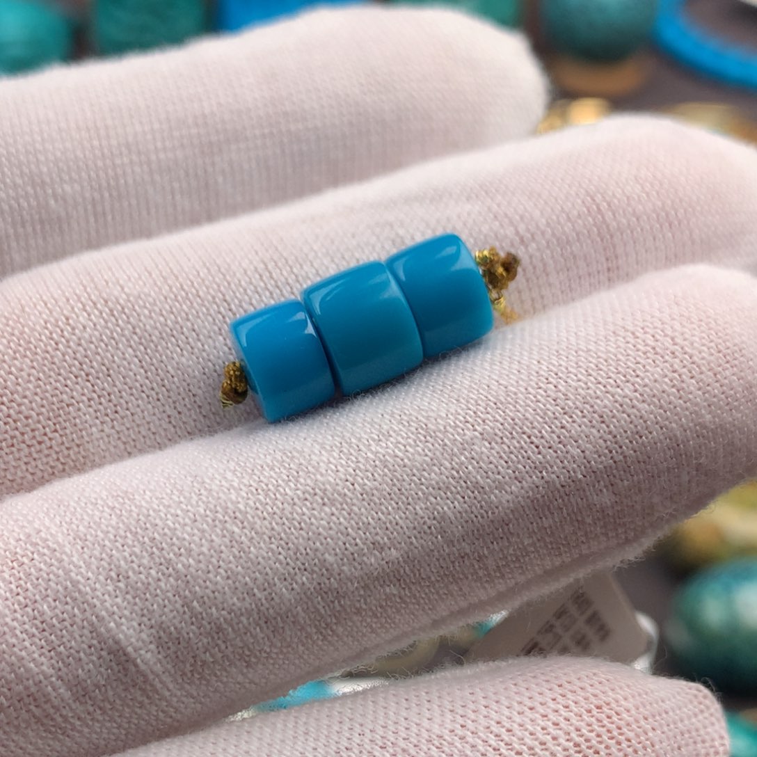 绿松石未镶嵌绿松石7mm