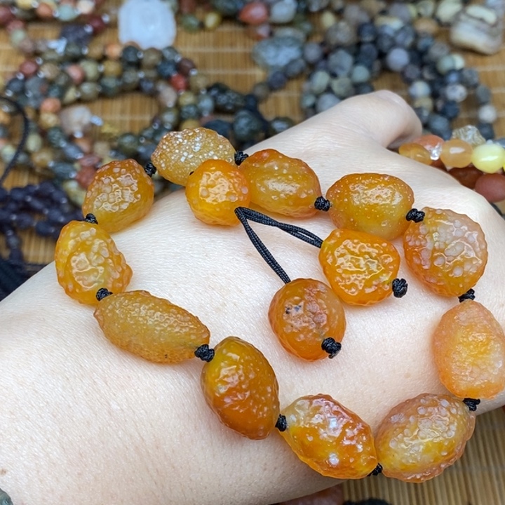 玛瑙/玉髓珠宝半成品未镶嵌道*